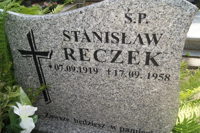 Stanisław RECZEK 1919 Dolice - Grobonet - Wyszukiwarka osób pochowanych